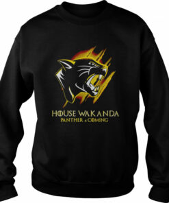 black Panther house wakanda panther is coming shirt 3 black Panther house wakanda panther is coming shirt 4