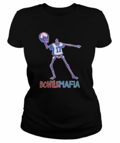 buffalo Bills Josh Allen skeleton bones mafia shirt 2