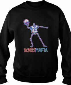 buffalo Bills Josh Allen skeleton bones mafia shirt 4