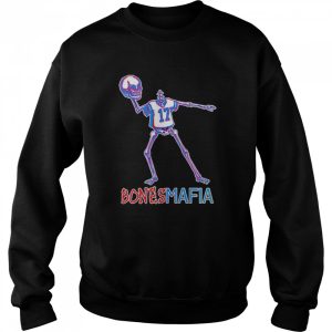 buffalo Bills Josh Allen skeleton bones mafia shirt 4