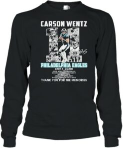 carson wentz 11 philadelphia eagles 2016 2020 thank you for the memories shirt 2 carson wentz 11 philadelphia eagles 2016 2020 thank you for the memories shirt 3