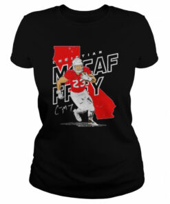 christian McCaffrey San Francisco 49ers player map shirt 2