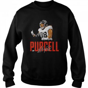 denver Football Mike Purcell player name signature shirt 4