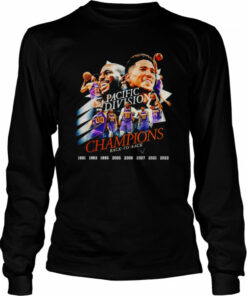 pacific Division champions back to back shirt 3