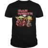 ron Maiden Baby Yoda And Baby Groot Playing Guitar shirt