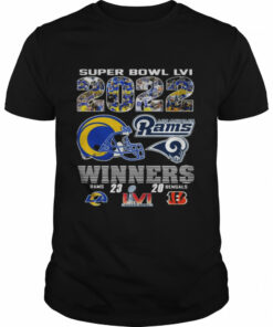 super bowl LVI Winners Los Angeles Rams and Cincinnati Bengals 2022 shirt 1