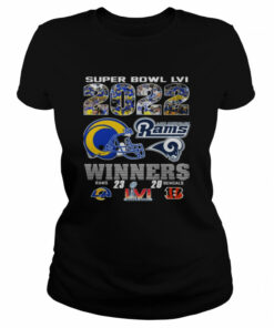 super bowl LVI Winners Los Angeles Rams and Cincinnati Bengals 2022 shirt 2