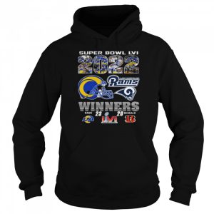 super bowl LVI Winners Los Angeles Rams and Cincinnati Bengals 2022 shirt 5