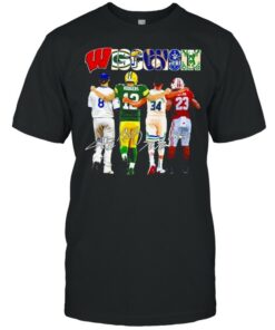 wisconsin rodgers giannis and taylor and antetokounmpo and ryan braun signatures shirt 1