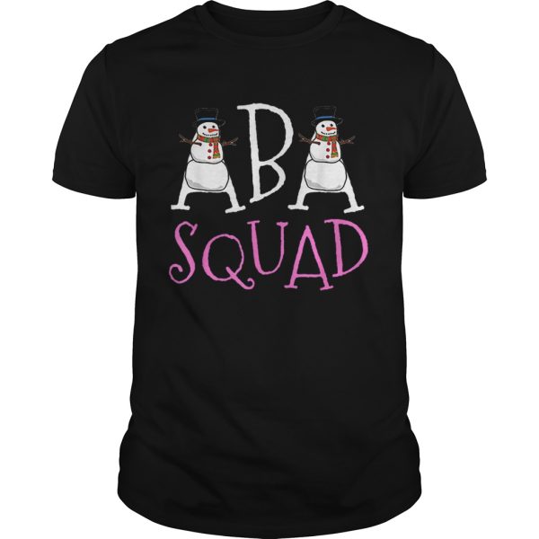 ABA Squad Applied Behavior Analyst Christmas shirt