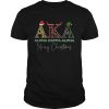AKA Alpha Kappa Alpha Merry Christmas shirt