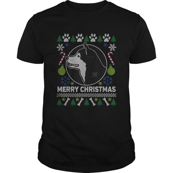 Alaskan Malamute Dog Breed Ugly Christmas Style Gifts shirt