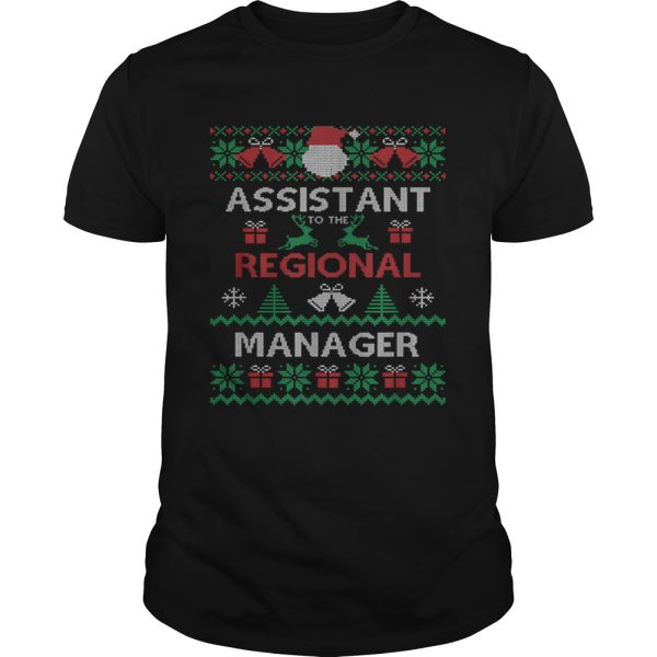 Assistant To The Regional Manager Ugly Christmas shirt