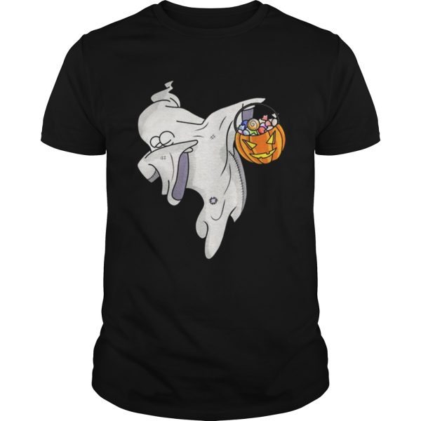 Awesome Happy Daboween Scary Ghost Halloween Dabbing Trick Dab shirt