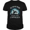 Awesome My Broom Broke So Now I Ride A Motorcycle Halloween Gift shirt