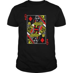 Awesome Queen Of Diamonds Cute Playing Card 2019 Halloween shirt