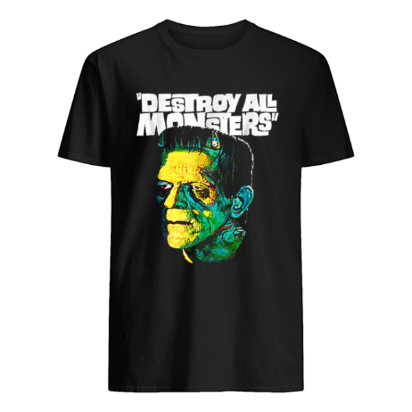 Awesome Vintage Frankenstein Halloween Party Horror Movie shirt