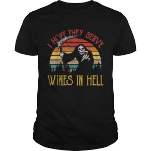 Awesome Vintage I Hope They Serve Wines In Hell Halloween Costume shirt