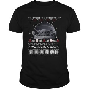 Baby Yoda The Mandalorian What Child is This Christmas shirt