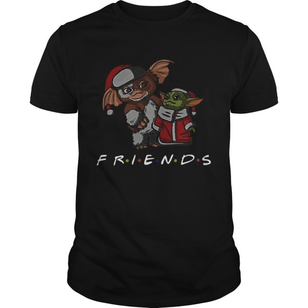 Baby Yoda and Baby Gizmo Santa Friends Christmas shirt