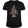 Ballet shoes Christmas tree shirt