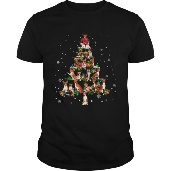 Basenji Christmas Tree TShirt