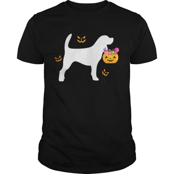 Beagle Halloween Costume Pumpkin Dog Cute Pet TShirt