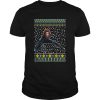 Black Widow Ugly Christmas shirt