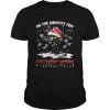 Black cat on the naughty list and I regret nothing Christmas shirt