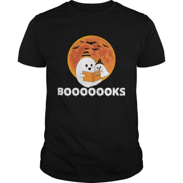 Booooooks Shirt Boo Read Books Halloween T-Shirt