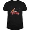 Boxer Buffalo Plaid Truck Xmas Boxer Christmas shirt