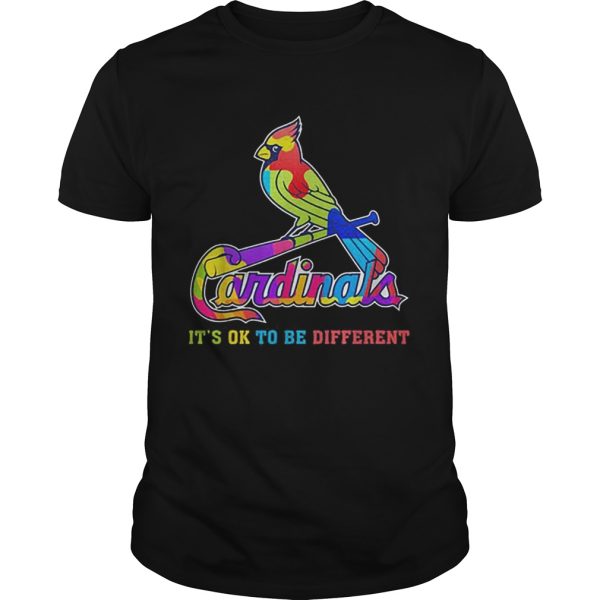 Cardinals Autism its ok to be different shirt