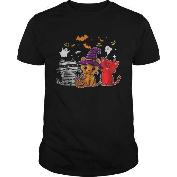 Cat happy Halloween shirt