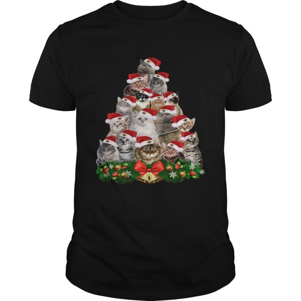 Cats And Christmas Tree shirt