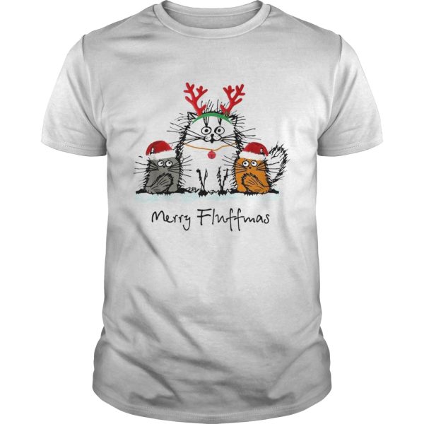 Cats merry fluffmas Christmas shirt