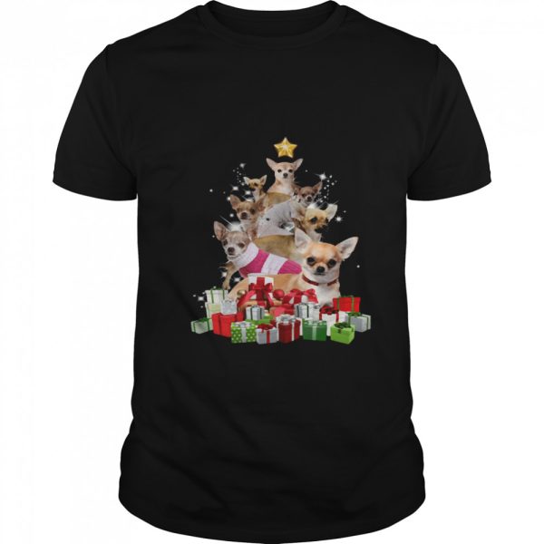 Chihuahua Christmas Tree shirt