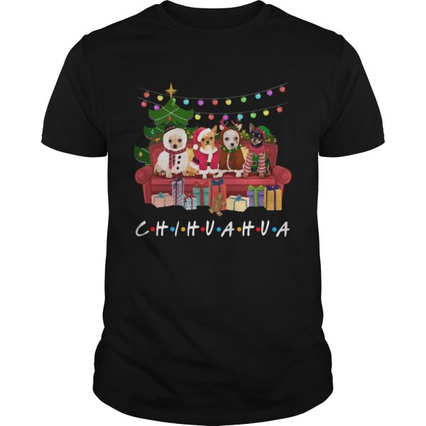 Chihuahua Friends Merry Christmas shirt