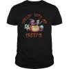 Chillin With My Creeps Funny Halloween Costume Gift TShirt