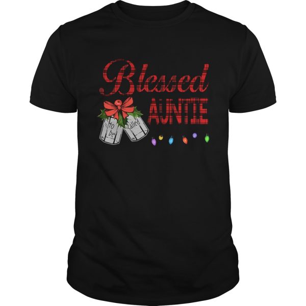 Christmas Blessed To Be Called Auntie TShirt