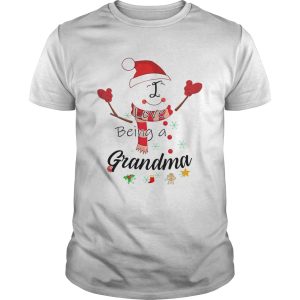 Christmas I Love Being A Grandma Snowman TShirt