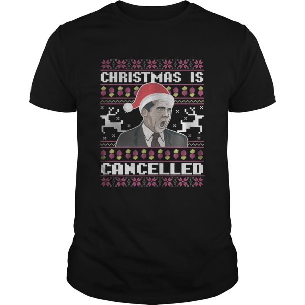 Christmas Is Cancelled Michael Scott shirt