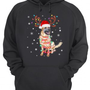 Christmas Lights Australian Shepherd Funny Dog Lovers Gift shirt