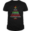 Christmas Pajamas For Finance Teacher shirt