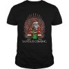 Christmas Santa is coming thone shirt