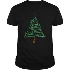 Christmas Tree Green Gun shirt