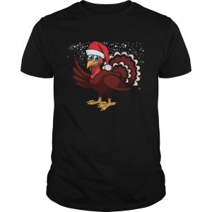 Christmas Turkey Santa Hat Shirt