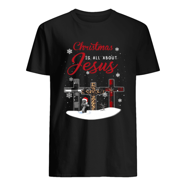 Christmas is all about Jesus Groot cross shirt