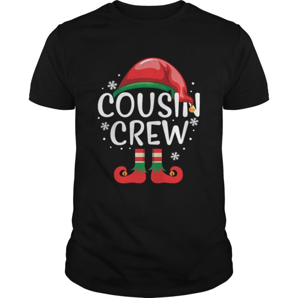 Cousin Crew Shirt Gift ELF Matching Family Christmas Ugly Long Sleeve TShirt