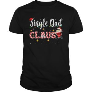 Cute Christmas Single Dad Santa Hat Gift Matching Family shirt