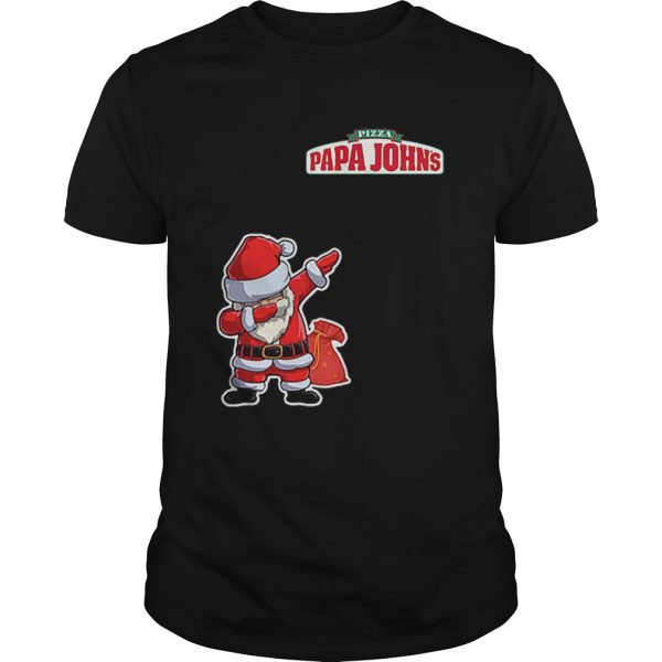 Dabbing Santa Pizza Papa Johns shirt